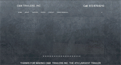 Desktop Screenshot of candmtrailers.net
